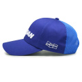 High Quality Blue Cotton Letter Cucstom Sports Baseball Cap Hat